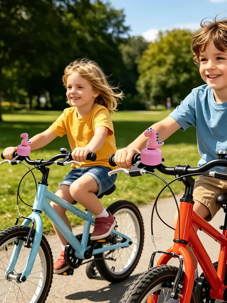 AliExpress NONE Lovely Bike Ring Horn,Dinosaur Cartoon Bicycle Bell,Solid Structure Easy To Mount For Girls Women Scooter And Cruiser