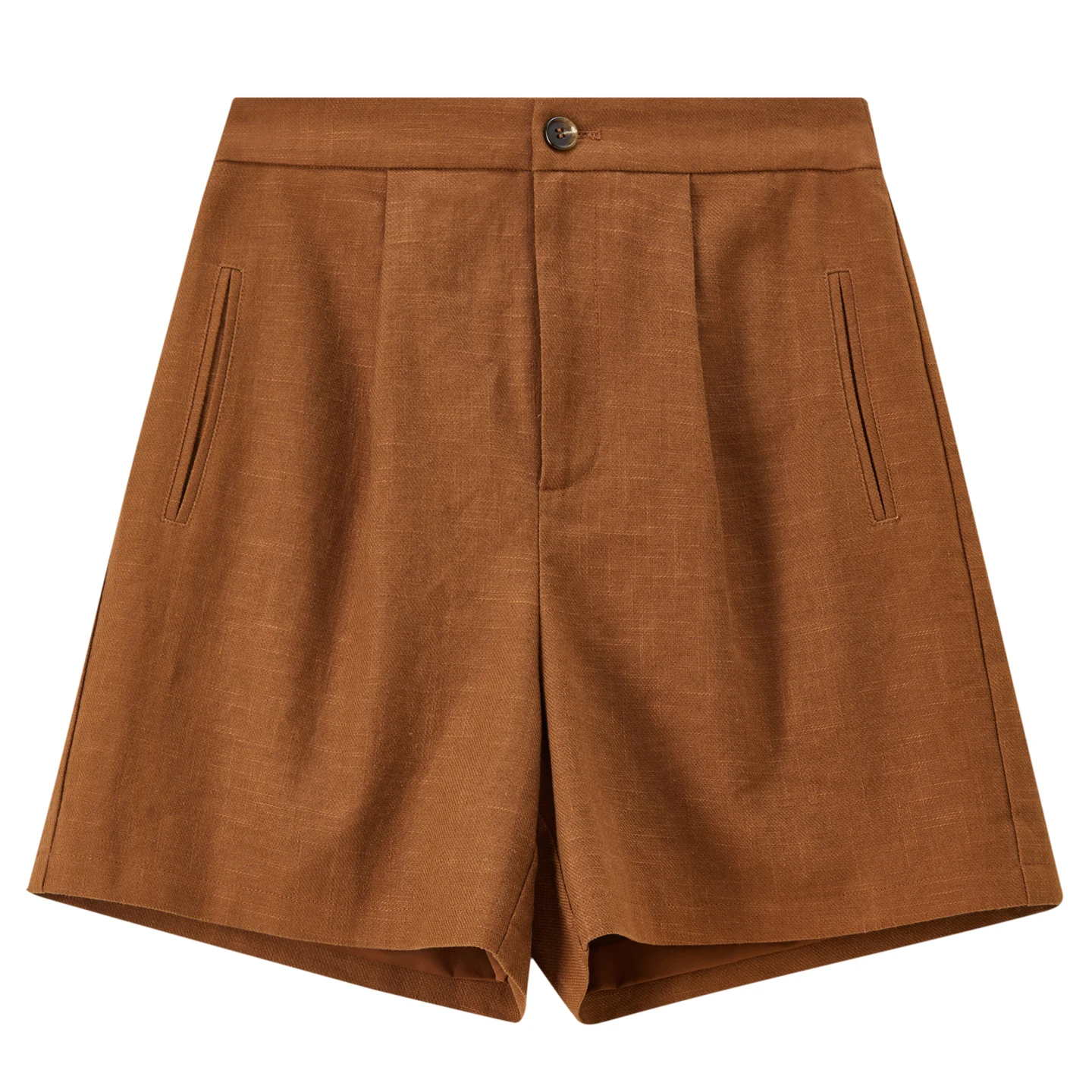 SENTUBILA Women's Summer Shorts 2026 New Minimalist Commute Wide Leg Pants Linen Cotton Loose Casual Shorts for Ladies 161KU4840