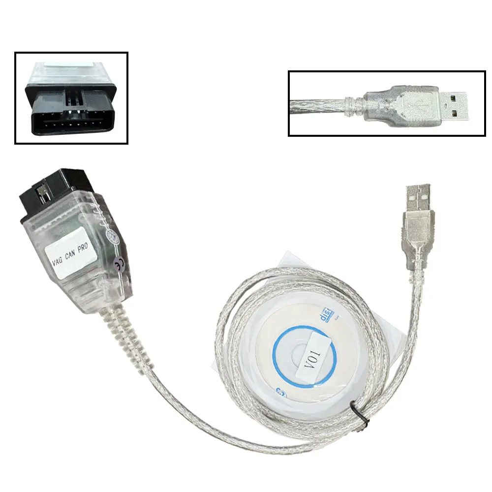 

Диагностический кабель VCP Vag Can Pro V5.5.1 для VW и Audi — BUS+UDS+K-Line с USB-KEY