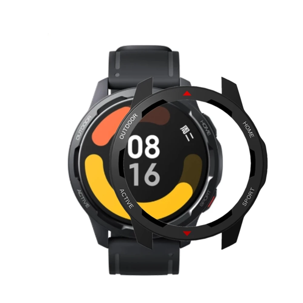 PC Protector Case for Xiaomi Watch S1 Active Cover Protective Bumper Frame for Mi Watch Color 2 Sleeve Чехол Accessories