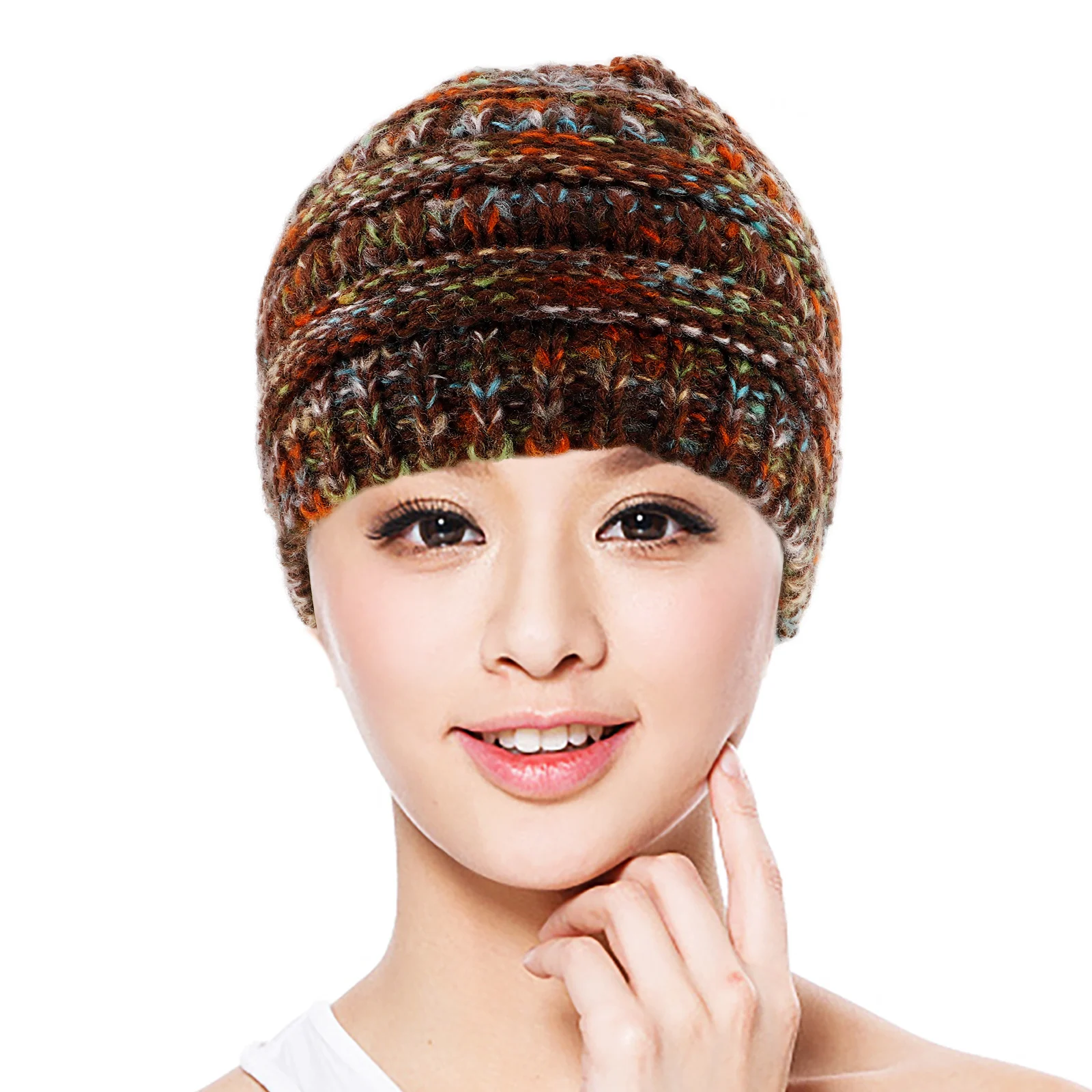 

2Pcs Women Warmer Knitted Headband Wide Knit Hair Wrap Comfortable Warm Winter Headband Fashion Hair Accessory