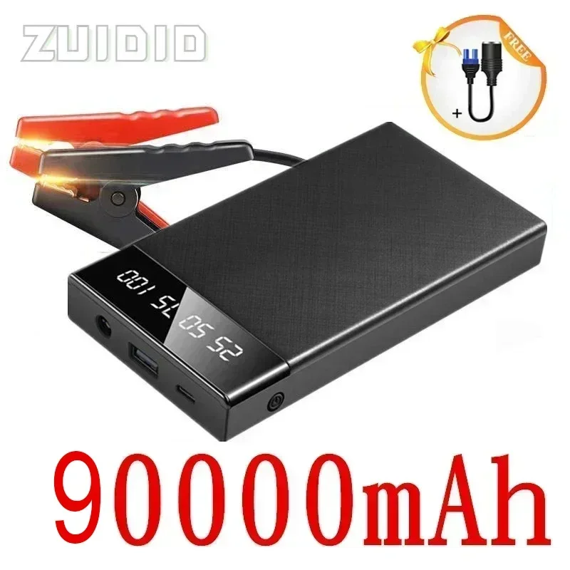 90000mAh Car Portable Power Bank Jump Starter Booster For 12V Battery Auto Vehicle Assecories Powerbank