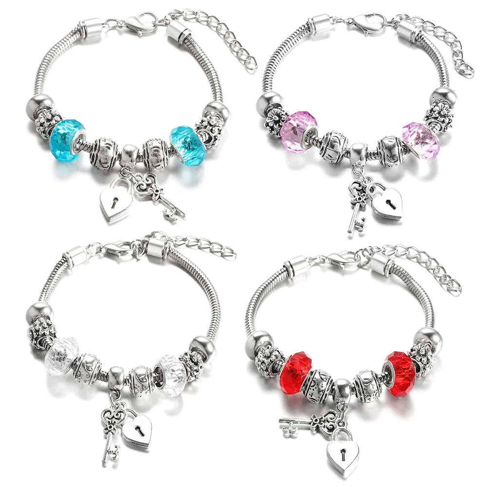 Neuer Schmetterlings-Anhänger, 5-farbig, Strass, Schlangenkette, Armreif, Hummer-Schnalle, verstellbarer Charme, Damen-Perlen-Armband, Schmuck, Geschenk – Detail 21