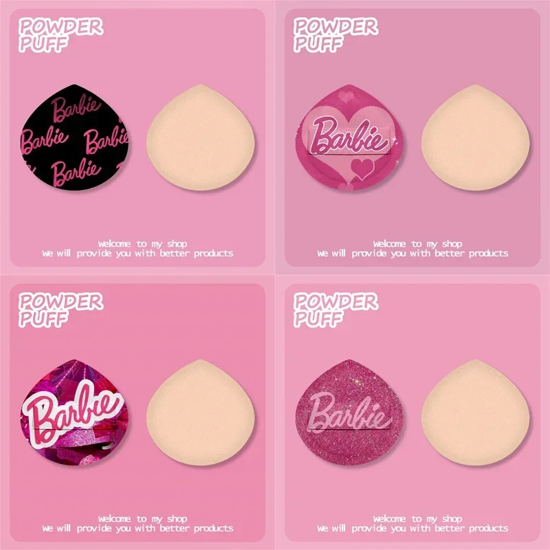 

Barbie Powder Puff 2024 New Style Kawaii Makeup Tools Beauty Blender Stylish Foundation Sponge Movie Decoration Cute Girls Gifts