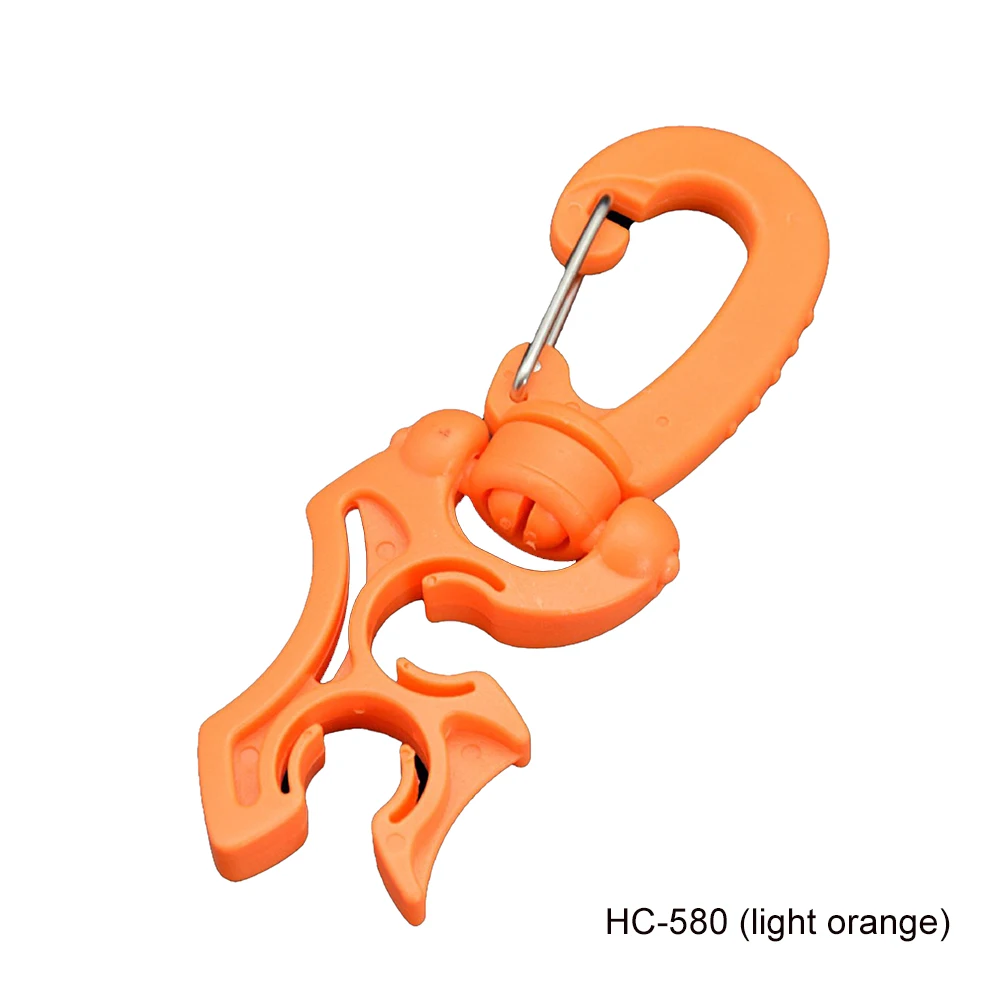 Scuba Diving Accessory Hose Holder for Low Pressure Hoses with Rotatable Clip to Organize For Regulators Gauges and Air Lines