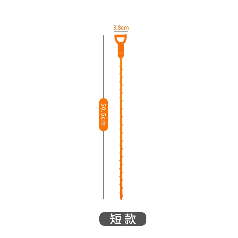 Kitchen Sink Bath Hair Cleaner Hook Brush Long Hair Plug Hole Hair Collector Catcher Strainer Bathroom Drain Sewer Dredge Device