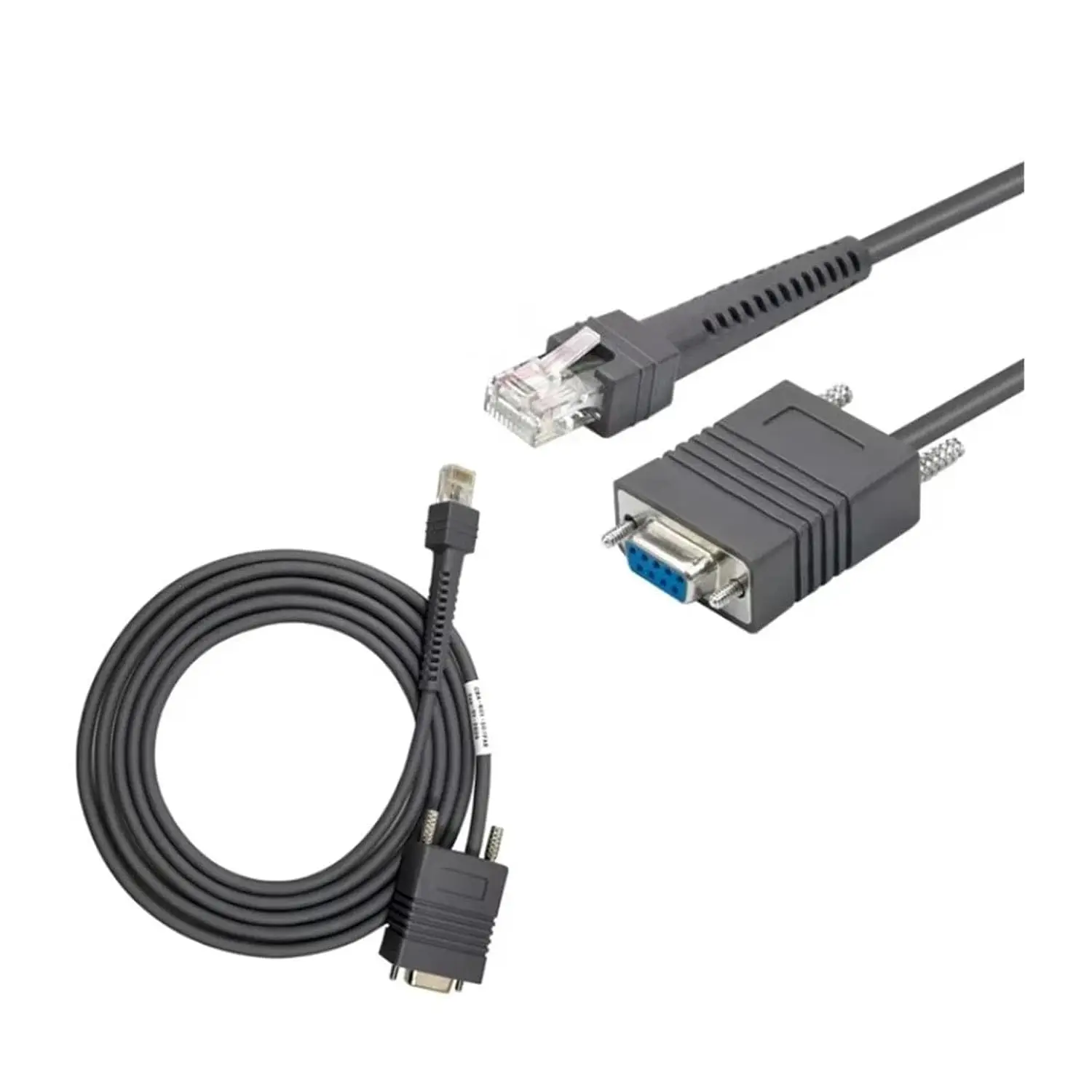 DB9 to RJ50 RJ45 Barcode Scanner Data Cable, RS232 Serial Adapter Compatible with LS1203 LS2208 LS4208 Scanners(2m)