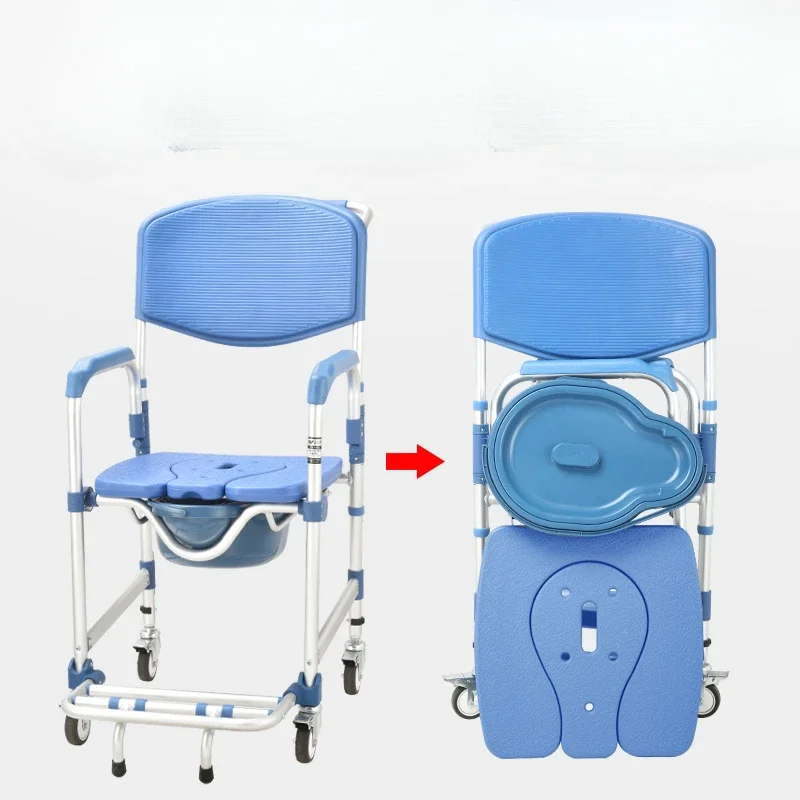 Taburete de ducha con reposapiés para adultos, taburete plegable portátil para baño pequeño, antideslizante, silla nórdica, almacenamiento de plástico y Metal