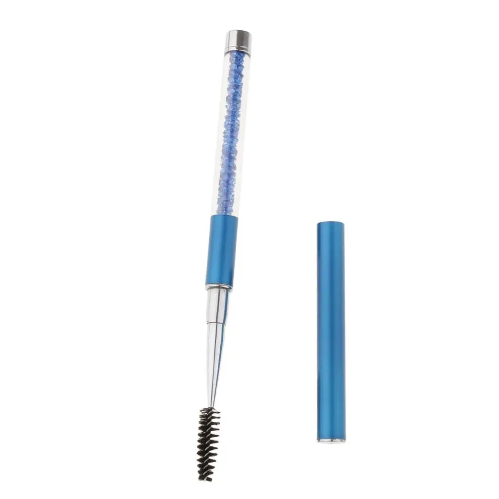 แปรงมาสคาร่าขนตาแบบนุ่ม แปรงแต่งหน้าแบบเกลียว ใช้ซ้ำได้ สำหรับจัดแต่งทรงคิ้วและดัดขนตา