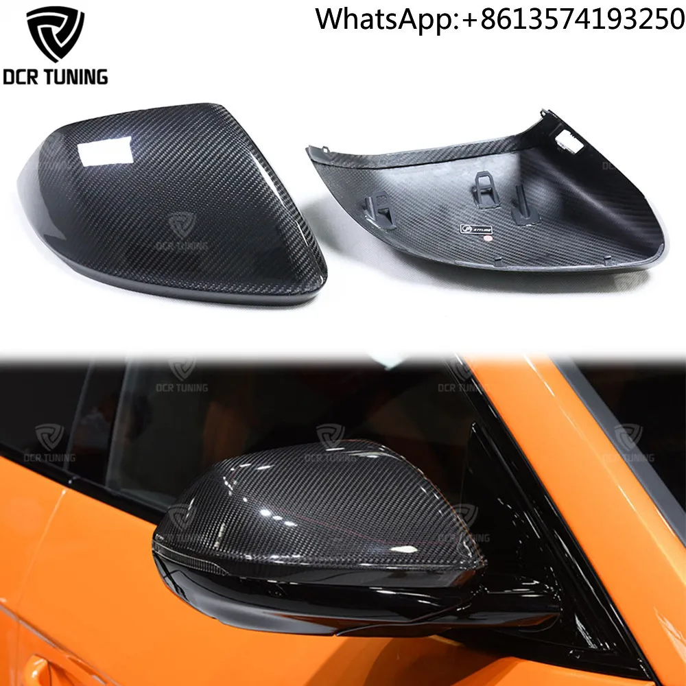 

Для Audi Q8 SQ8 Сухая крышка зеркала из углеродного волокна для Lamborghini URUS Замена корпуса из настоящего карбона с боковым зеркалом Lane Assist