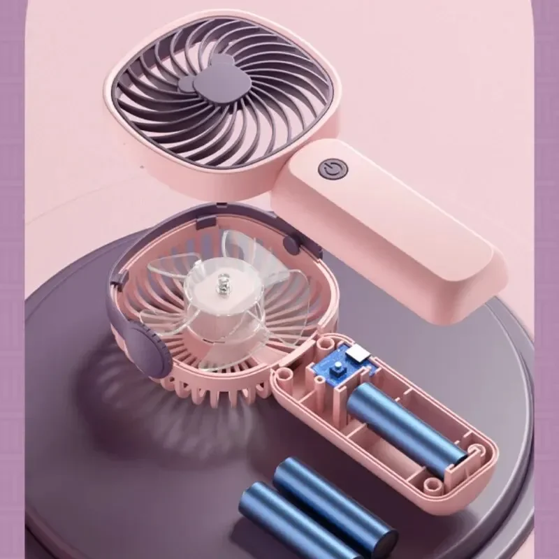 Мини-USB Ручной Вентилятор Многофункциональный Настольный С Подставкой Электрический Вентилятор Студенты Открытый Портативный Портативный Маленький Вентилятор
