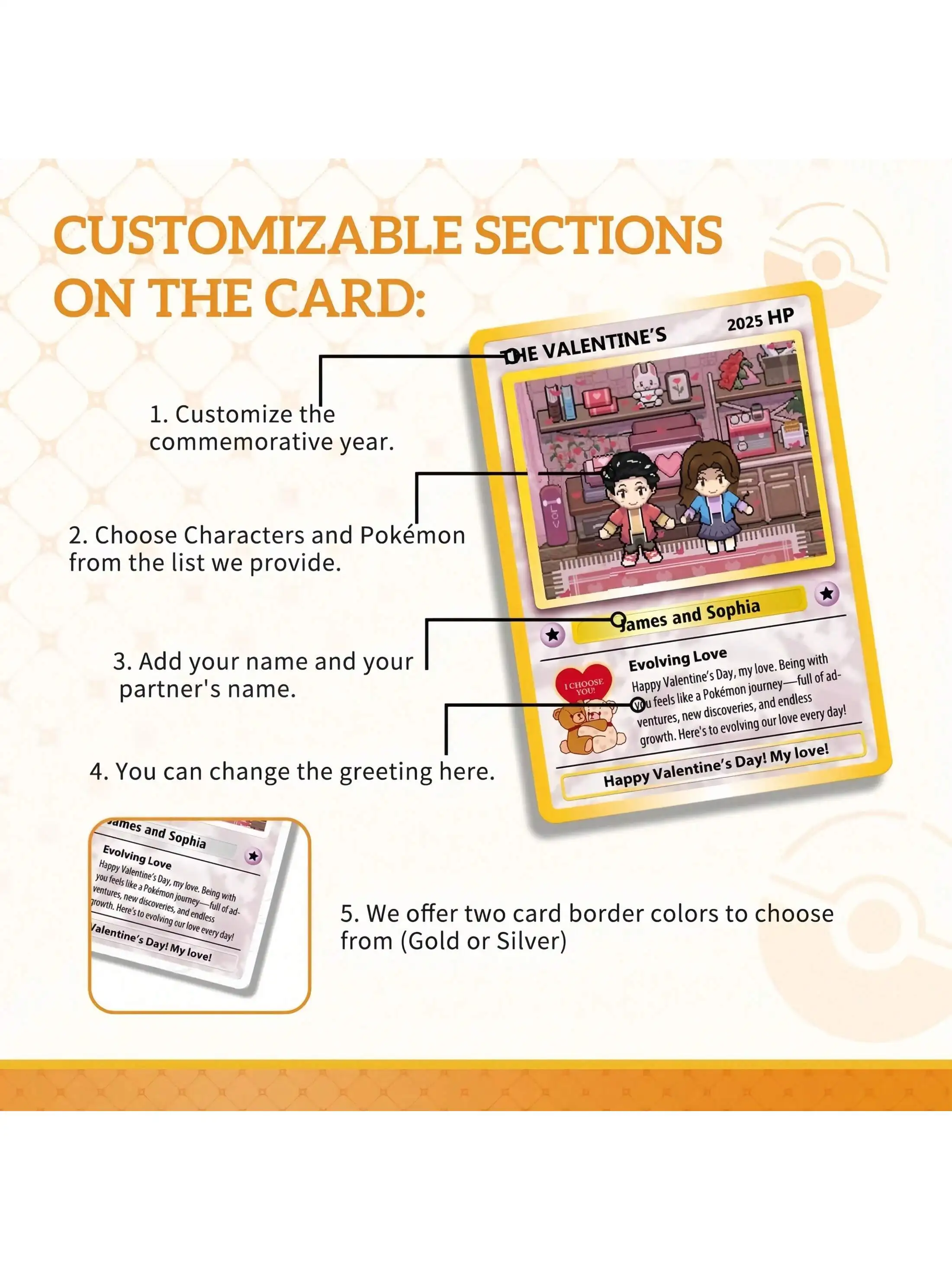 

Christmas Customized 2 Character Elf Valentine's Day Gift Card,Friends/Valentine's Day/Anniversary/Birthday Couple Gift,Surprise