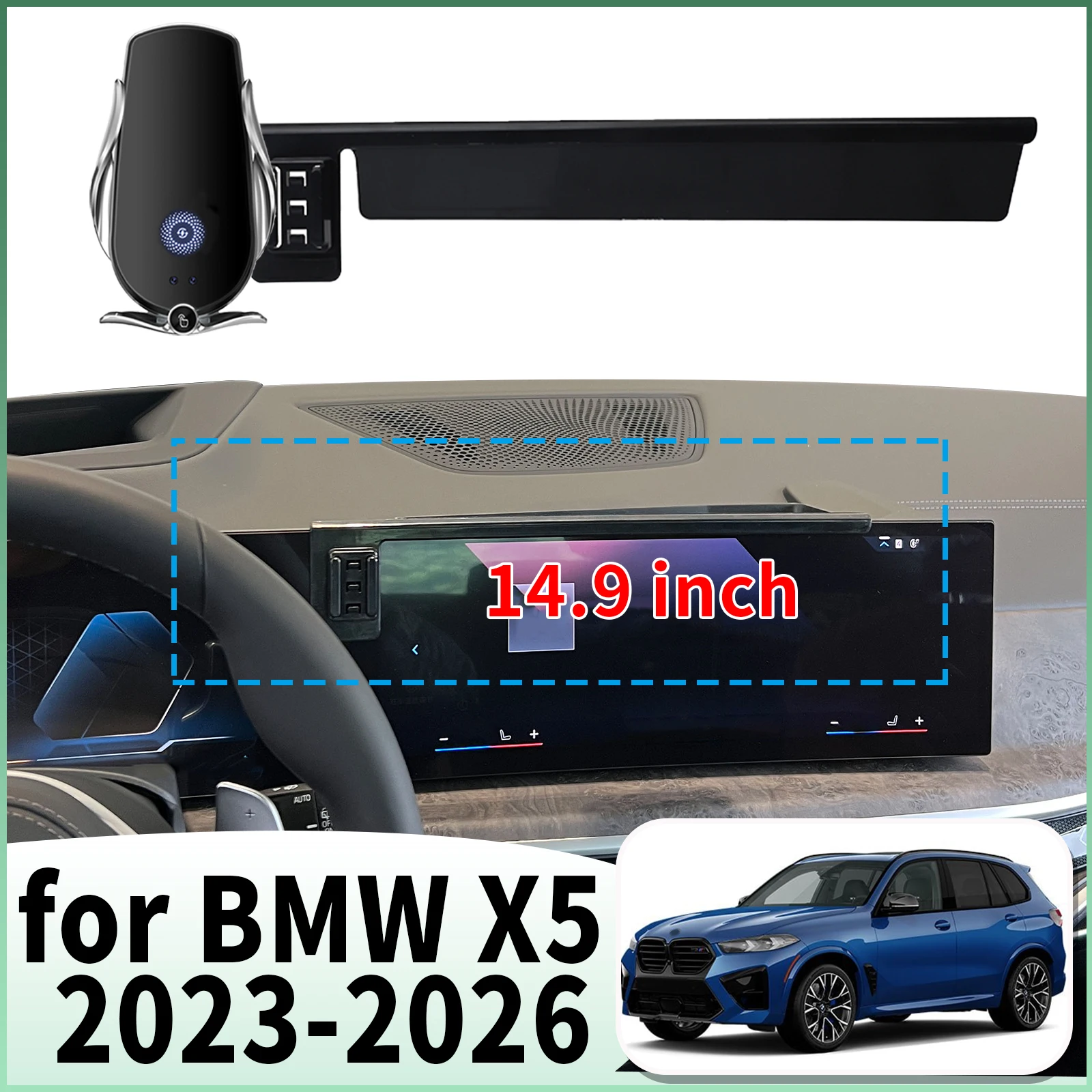 

fit for BMW X5 2023 2024 2025 2026 G05 Specific Dashboard Navigation Phone Holder Mount Design Car​​ accessoires