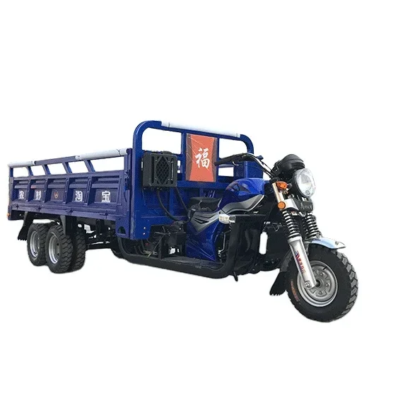 For 350CC Water Cooling Customized Double Wheel 9 Wheel Motorcycle Double Rear Axle 9 Wheel Cargo Tricycle