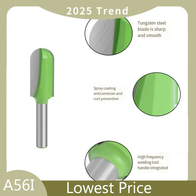 

A56I Top Shank Ball Nose Router Bit Set Round Milling Cutter For Wood CNC Radius Core Box Solid Carbide Tools-C C08044