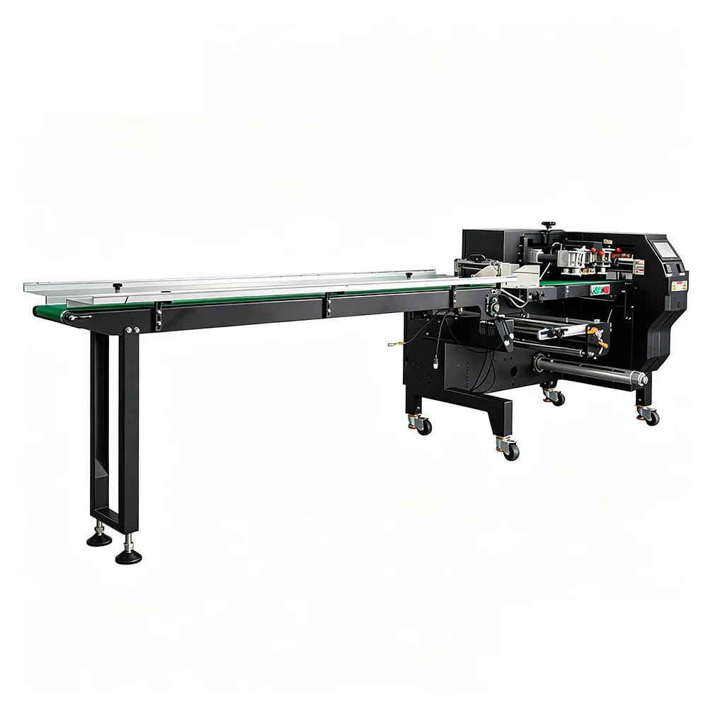LH high-speed packaging machine, automatic bagging machine for hardware accessories, film-covered plastic sealing