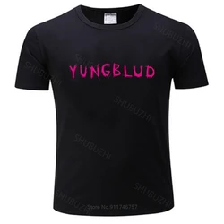 Funny Top Tees Mens Tshirt Mens luxury cotton T shirt Yungblud Short-Sleeve Unisex T-Shirt Harajuku teeshirt euro size