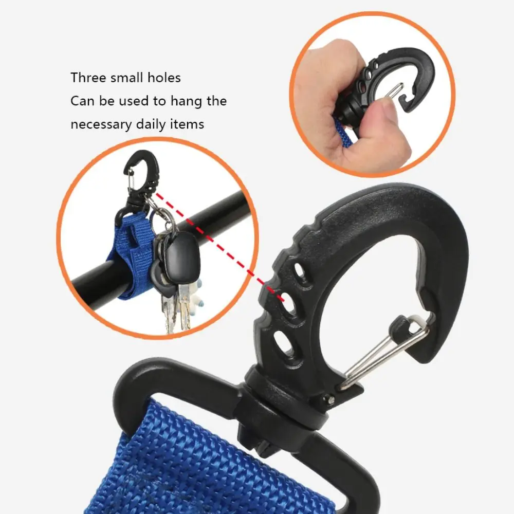 1 Pair Adjustable Strap Paddleboard Paddle Holder Strap Hook and Loop Rotatable Hook SUP Paddle Buckle Durable Paddle Clip
