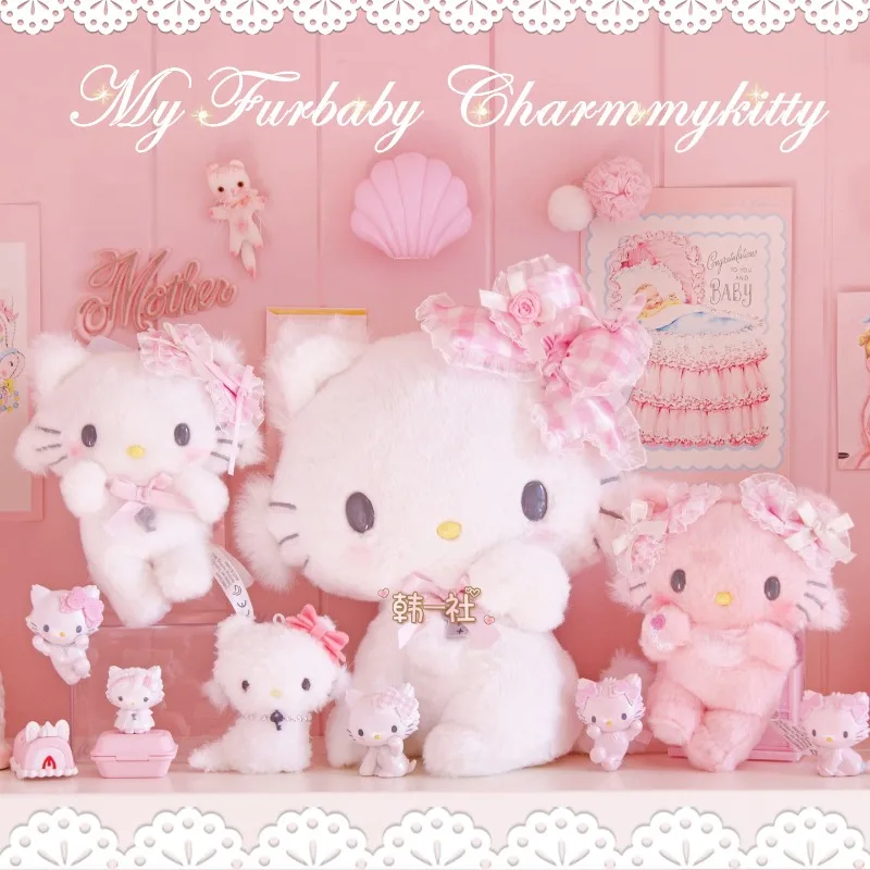 

Японская сумка Sanrio CharmmyKitty на день рождения, сумка с подвеской, кукла, брелок для ключей, цепочка для телефона, наклейка, большая сумка, аниме, плюшевые игрушки