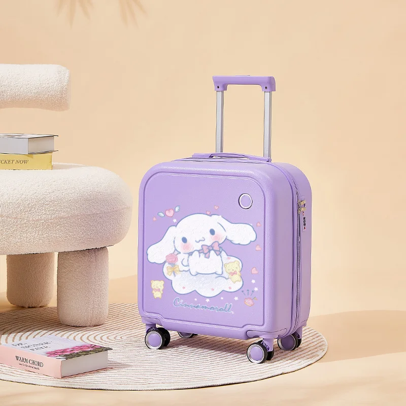 Cartoon Cute Children\'s Suitcase Small Lightweight Trolley Case Boarding Password Suitcase Toolbox Suitcase Suitcase with Wheels