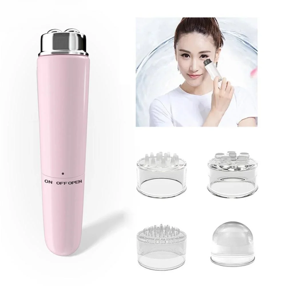 Household 4 In 1 Electric Facial Massager Mini Micro Vibration Eye Beauty Instruments Portable ABS Eye Massage