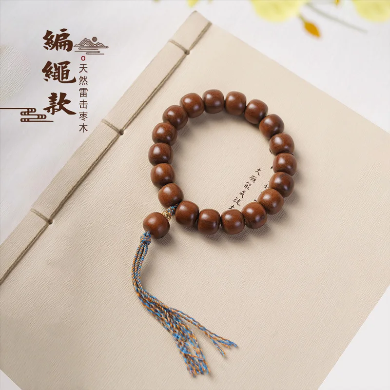 

Натуральная молния, ожерелье из мармелада, сделай сам, длинная молитвенная бусина, кулон, ожерелье, унисекс, коллекционные буддийские украшения, праздничный подарок