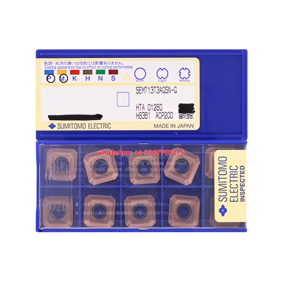 SUMITOMO Original SEMT SEMT13T3 AGSN-H AGSR-G MYXG ACZ330 ACM300 ACP300 Milling Insert 10pcs