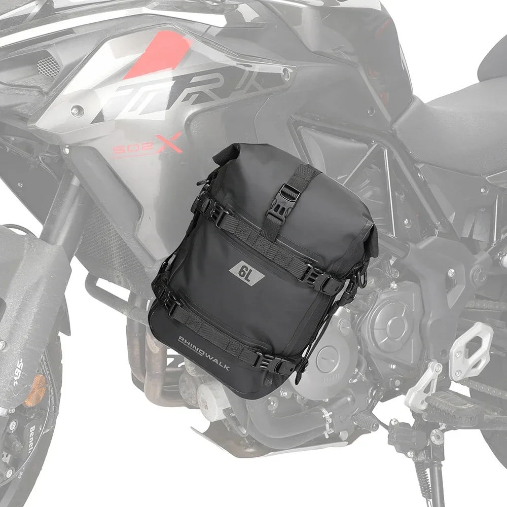 

%a Motorcycle Crash Bar Dry Bag 100%Waterproof Motor Bumper Bag