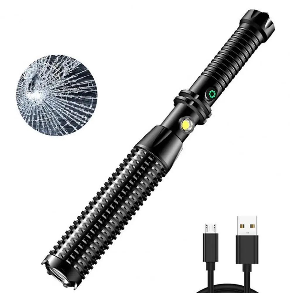 USB Charging Low Consumption Long Battery Life Super Bright Camping Torch Lamp LED Flashlight Outdoor Supplies