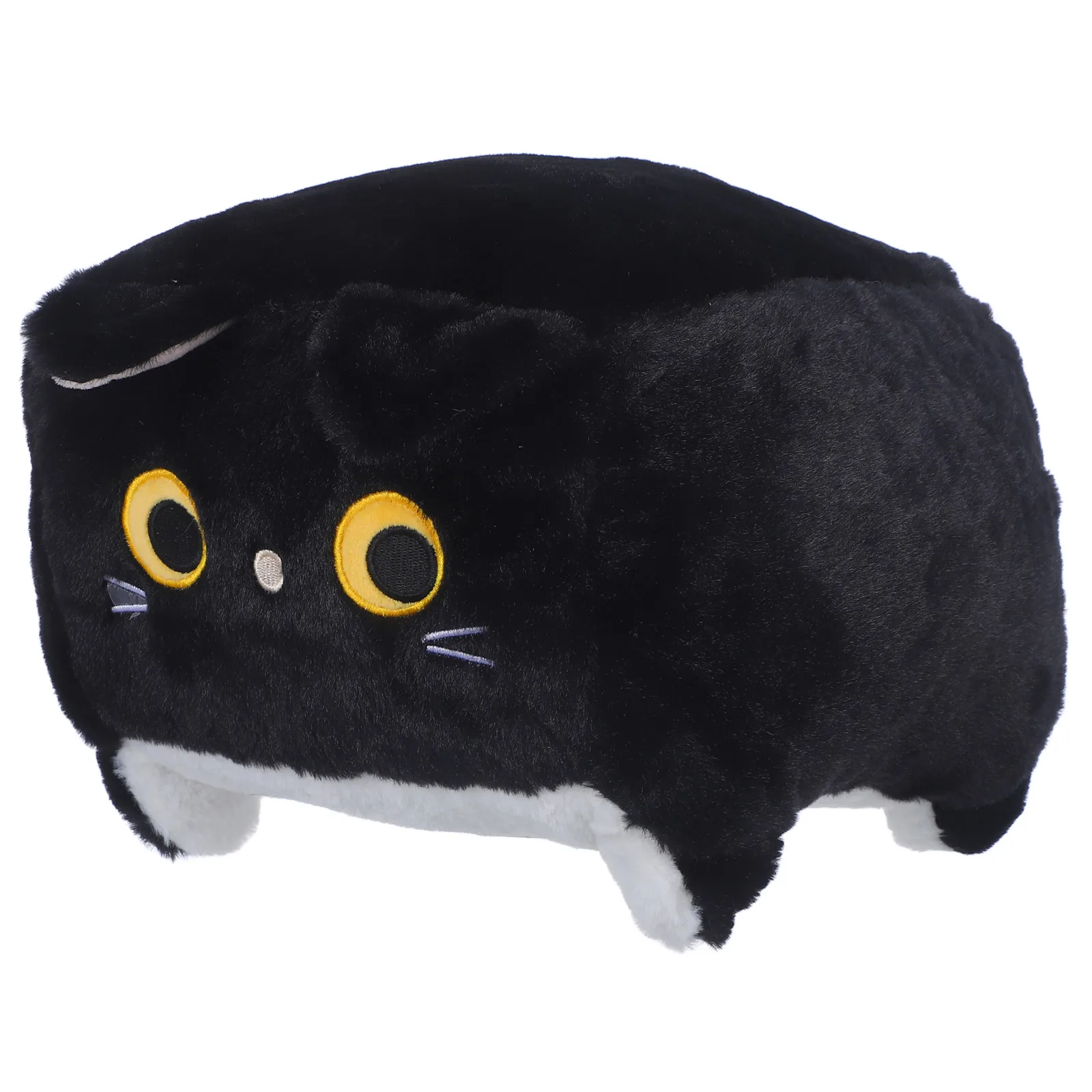 

Cube Cat Shaped Stuffed Animal Cartoon Cozy Cushion Indoor Fireplace Desktop Decor Adorable Design Stuffed Cat