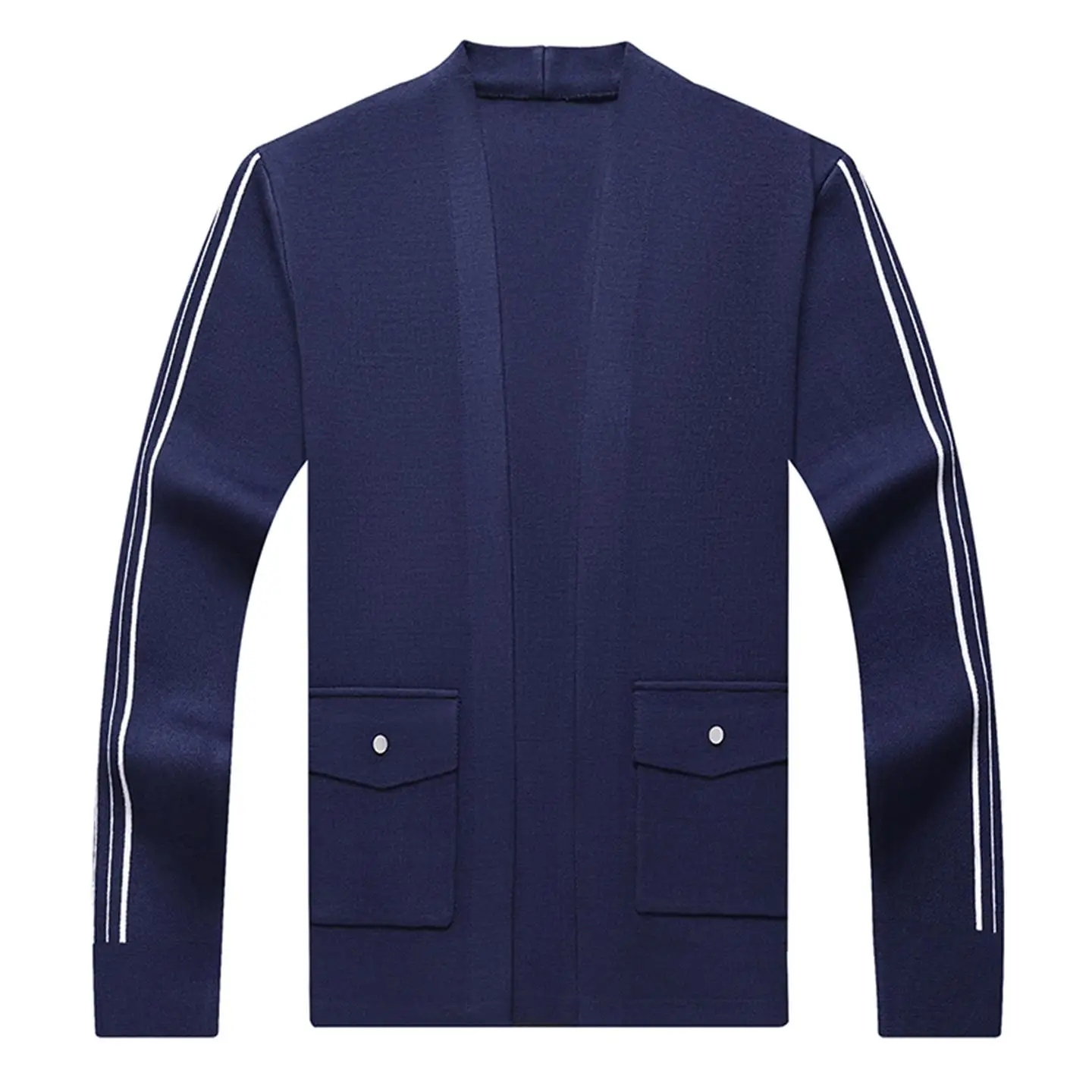 

Мужской вязаный кардиган, свитер, повседневный облегающий свитер, индивидуальный осенний Новое поступление, корейская версия, модный топ