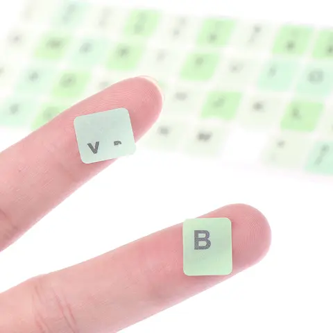 Engelskt tangentbordsklistermärke Makaron Color Keycap Key Caps Cover-klistermärken för stationär dator, bärbar dator 10 best sales klistermärke med tangentbord - №9