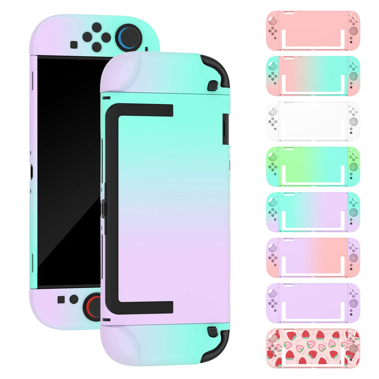 

2025 Switch 2 Console Gradient Protective Case For Switch 2 Joycon Detachable PC Hard Shell Protective Case
