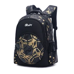 Football School Bags for Boys Shoulder Backpack Bagutte Children Spinal Protection Light Big Capacity Waterproof Backpack Kids