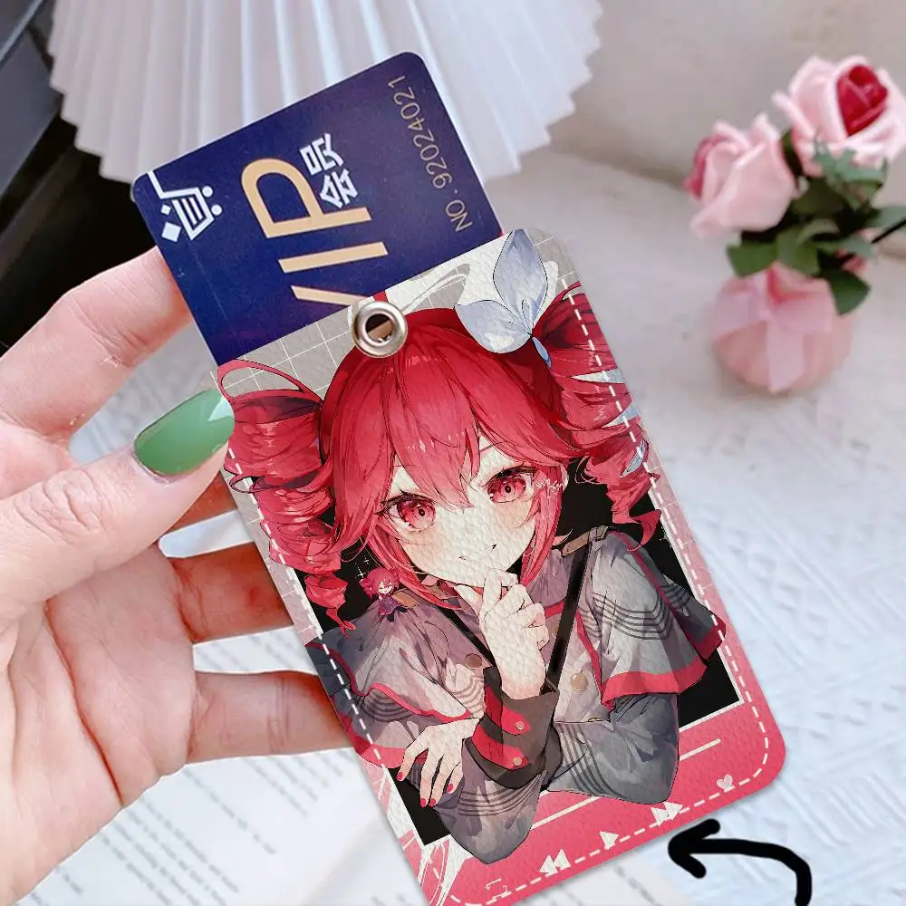 شعبية Vocaloid T-Teto لطيف فتاة الكرتون بطاقة المفاتيح أنيمي الأزياء قلادة حقيبة معرف بطاقة الباب حالة حافلة بطاقة هدية عيد ميلاد