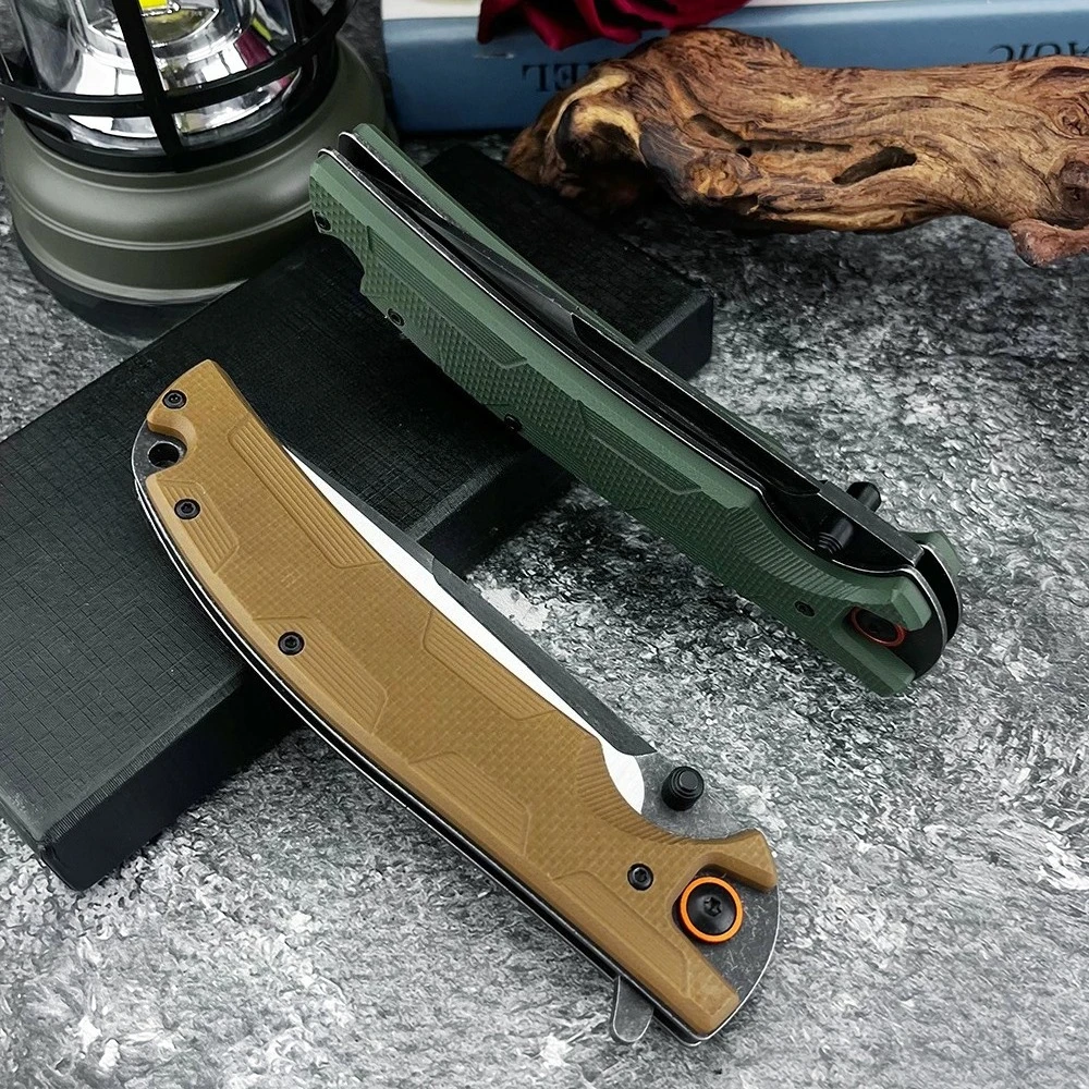 صلابة عالية التكتيكية سكين للفرد D2 شفرة التخييم في الهواء الطلق البرية مغامرة المحمولة سكين صيد G10 مقبض EDC سكين