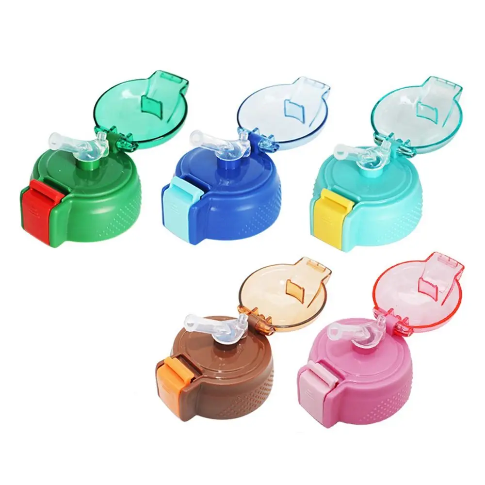 Universal Plastic Water Bottle Cup Lid Replacement Splash Proof Straw Cup Lid Sealing Bottle Cover Bottle Accessories