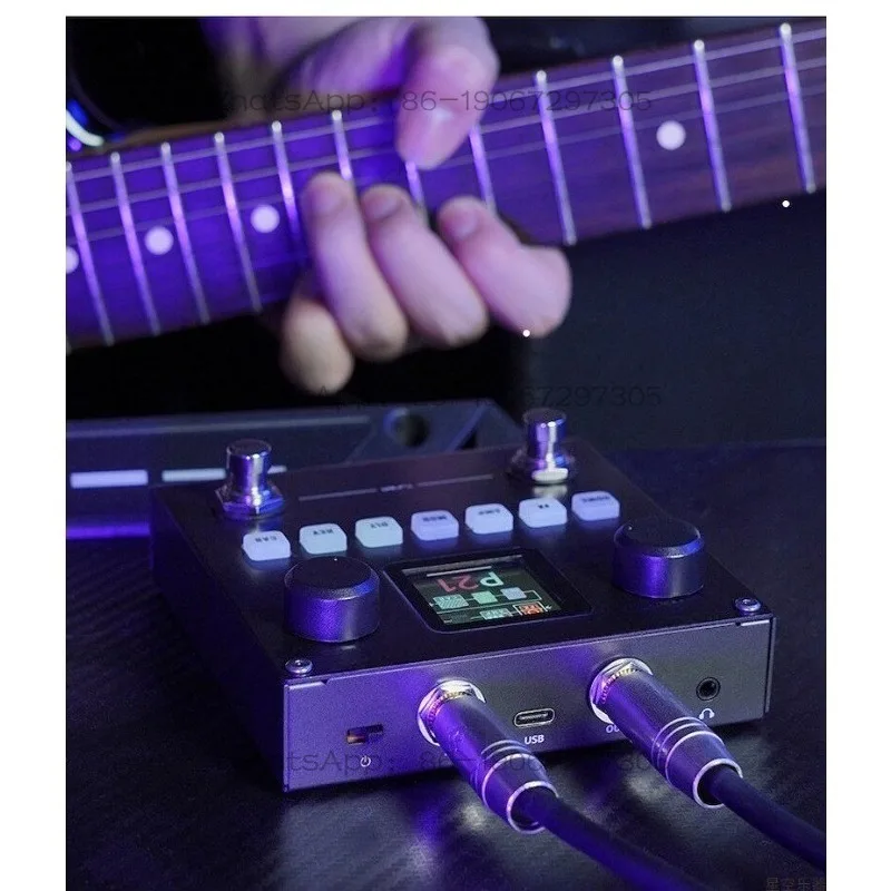 Digital Integrated Electric Guitar Bass Effect Device, Mobile Phone Computer Recording Sound Card