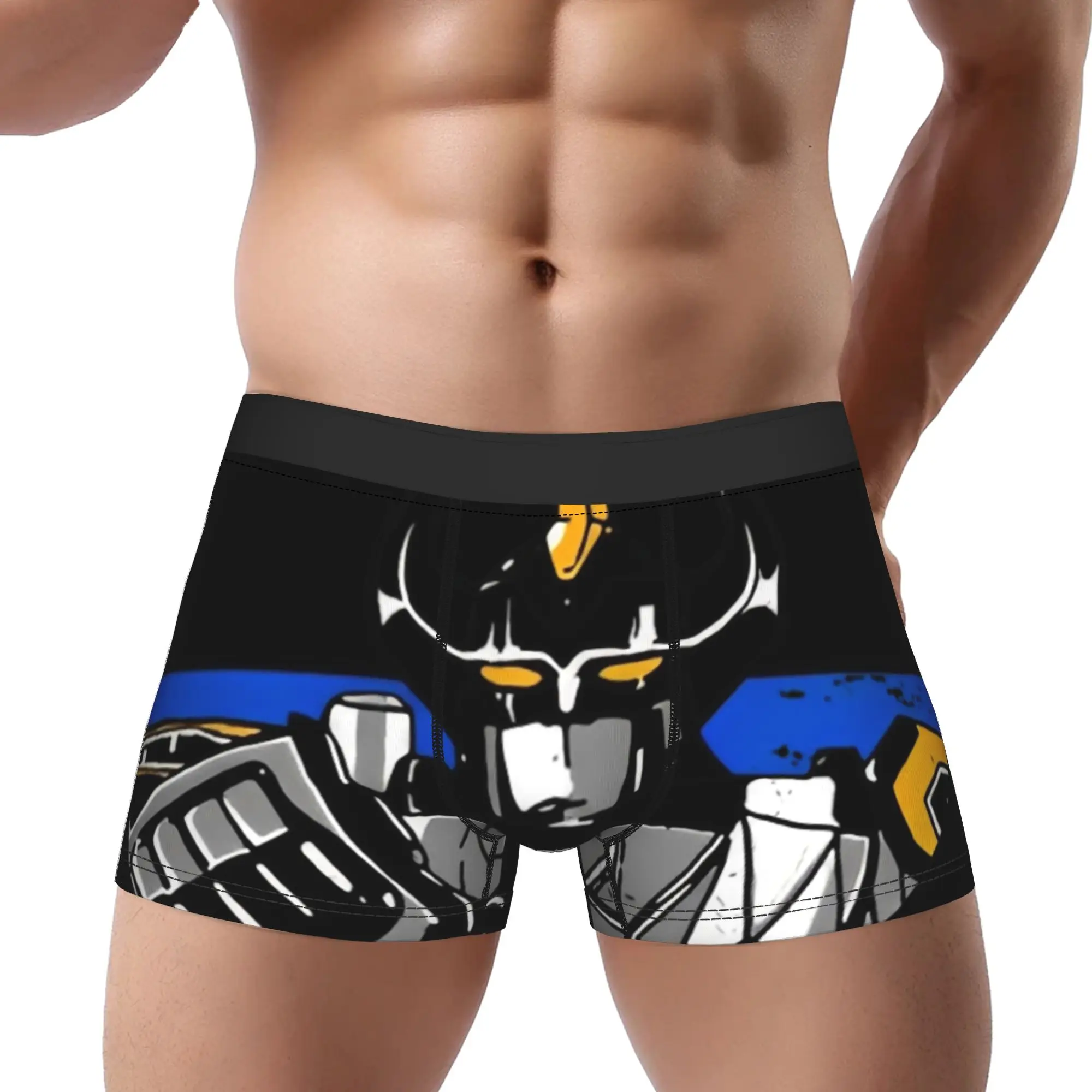 adults 18 plus Bandai Megazord Activated boxers  Underpants Homme Panties Men's Underwear Comfortable Shorts Boxer Briefs