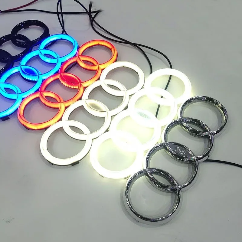 

AUDI 4D Refitted LED Lamp Car Front Grill Flowing Logo Light for A3 A4 A5 A6 A7 A8 S3 S4 S5 S6 Q3 Q5 Q7 Decoration Accessories