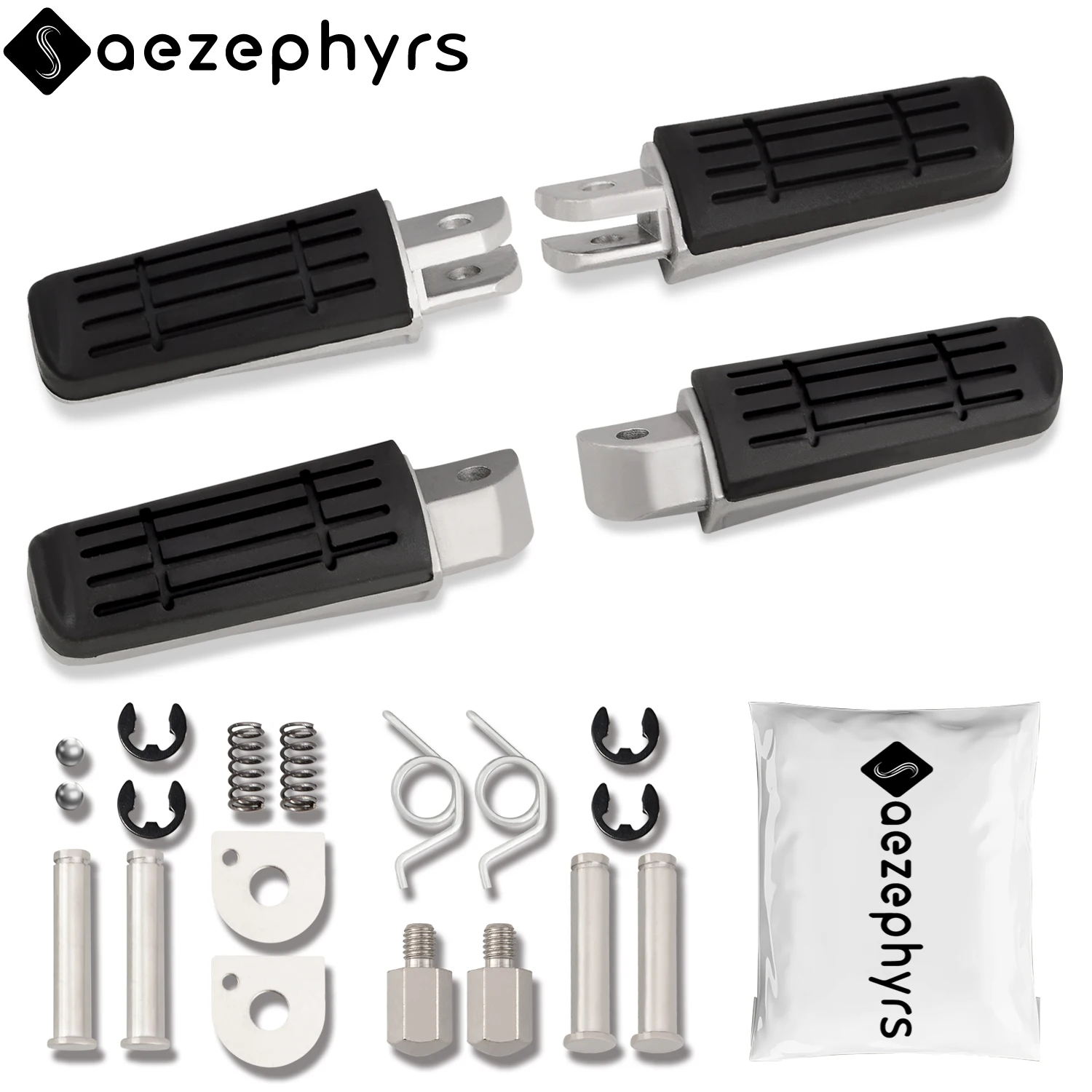 

Motorcycle Rider Passenger Pedal Front/Rear Footrest For YAMAHA FZ6 FZ1 FZ6R FJR1300 XJ 600 900 FZS 600 TDM 900 YZF 1000 TDR 125