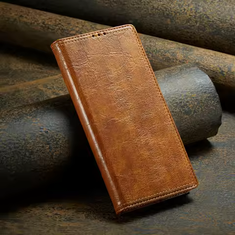 For Samsung S10 S22 S23 Ultra S20 S21 Plus Wallet Leather Cover Mobile Phone Case Pouch Bag Magnetic Close Kickstand Vintage