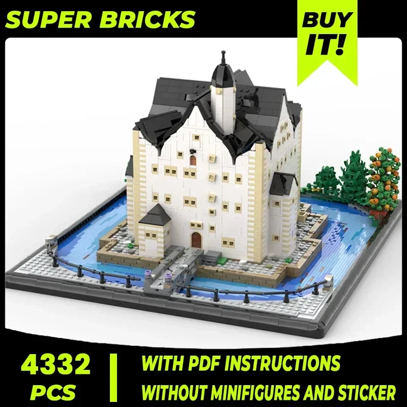 

Water Castle Klaffenbach Technology Modular Blocks Street View Model Moc Building Bricks Gifts Christmas Toys DIY Sets Assembly