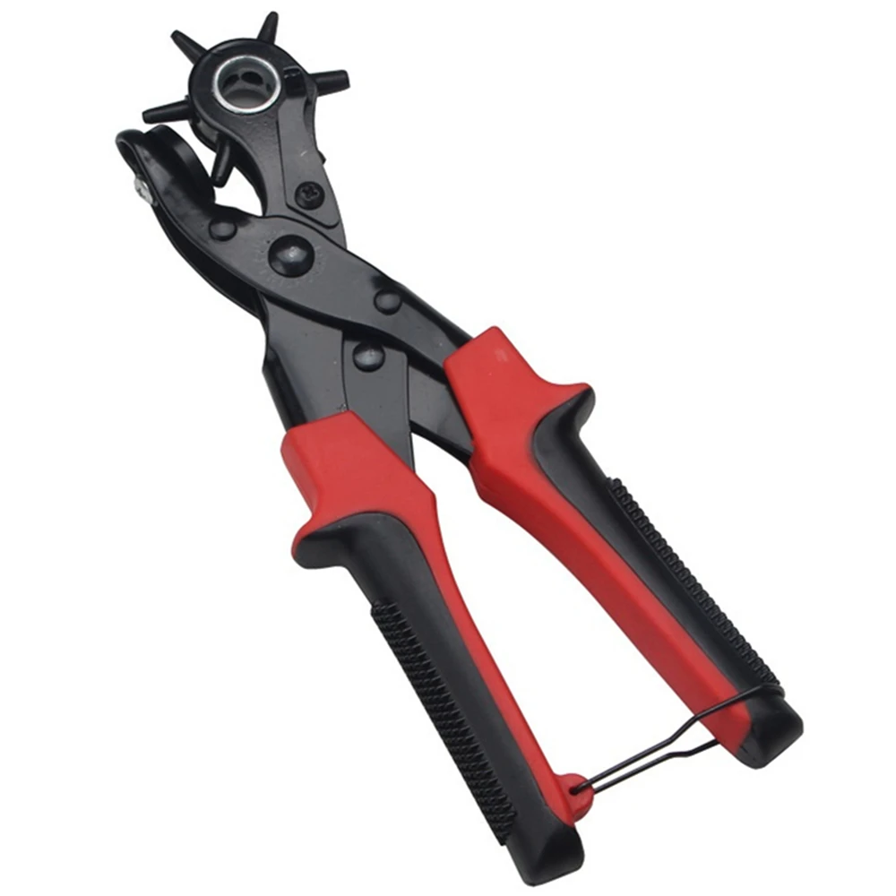 

Leather Punching Pliers Belt Perforator Eyelet Piercer Manual Sewing Craft Tool for Card Paper Handbag Footware