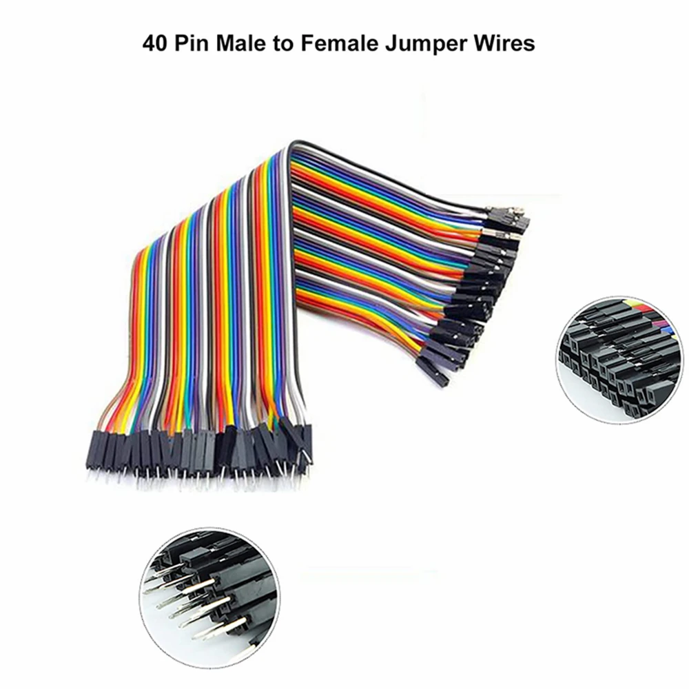 دوبونت سلك 40pin اللوح أسلاك توصيل معزز الشريط كابلات عدة ذكر إلى أنثى ذكر إلى ذكر أنثى إلى أنثى