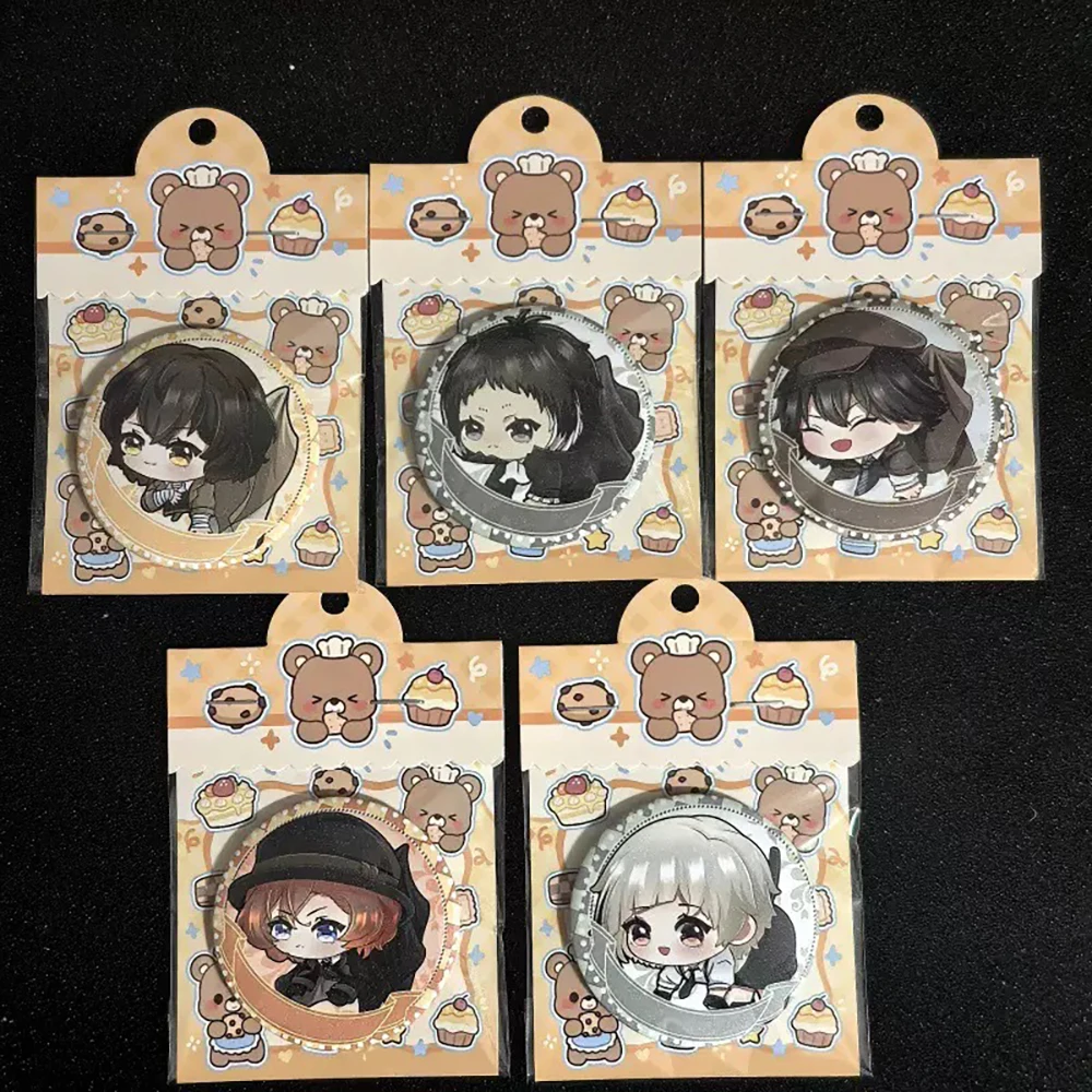 

Osamu Dazai Pin Handmade Brooch for Clothes Cartoon Bungo Stray Dogs Cosplay Badge Backpack Decoration Jewelry Anime Fans Gifts