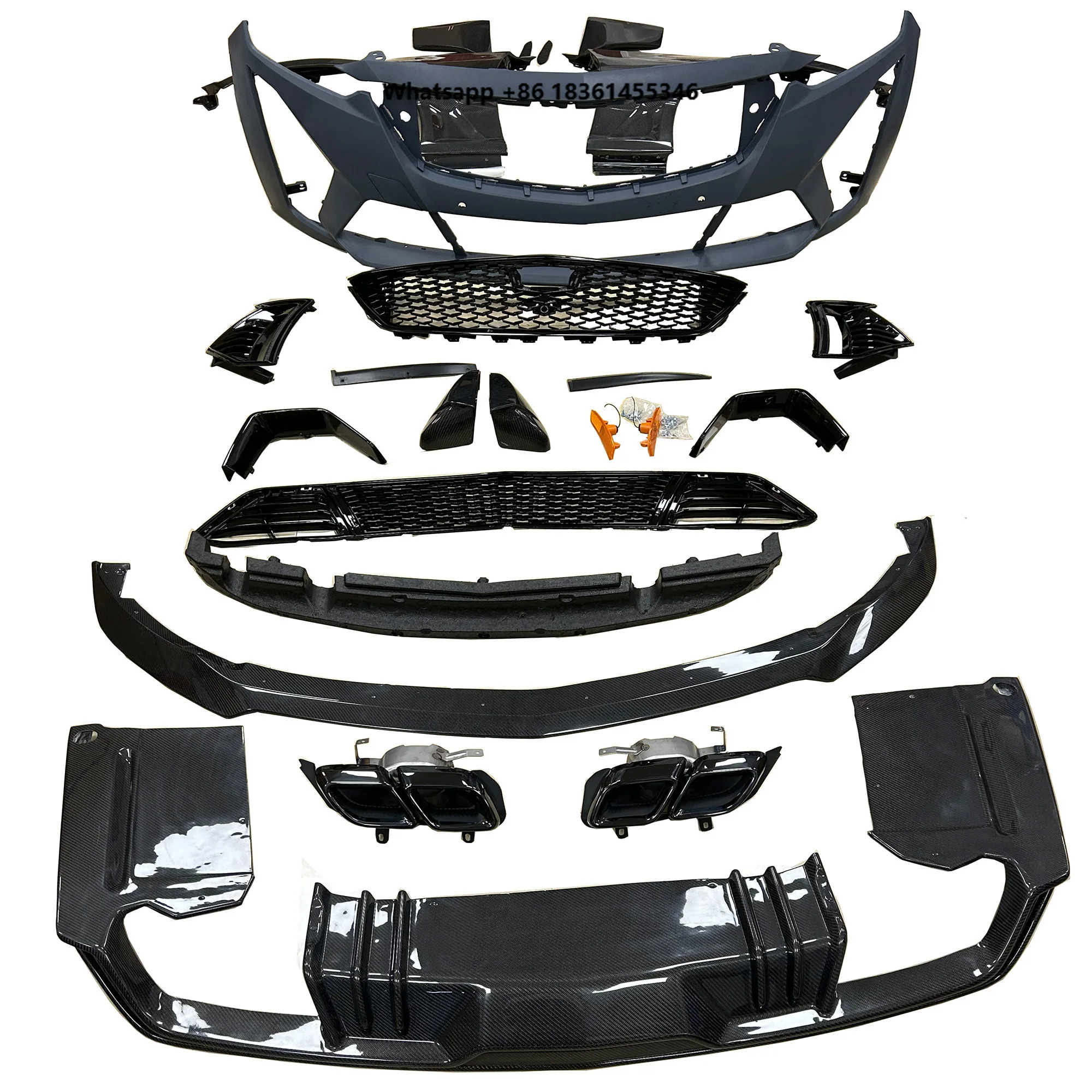 

For CT5 2020+ Upgrade CT5-V BlackWing Style New Hot Selling Body Kits Grille Front Bumper