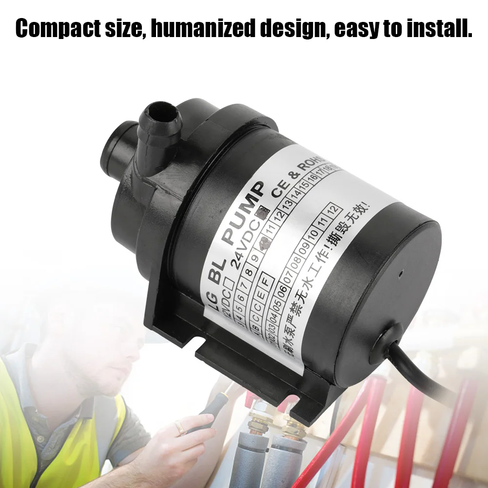 

Brushless 24V10W Black High Temperature Resistance Circulation Low Noise Brushless