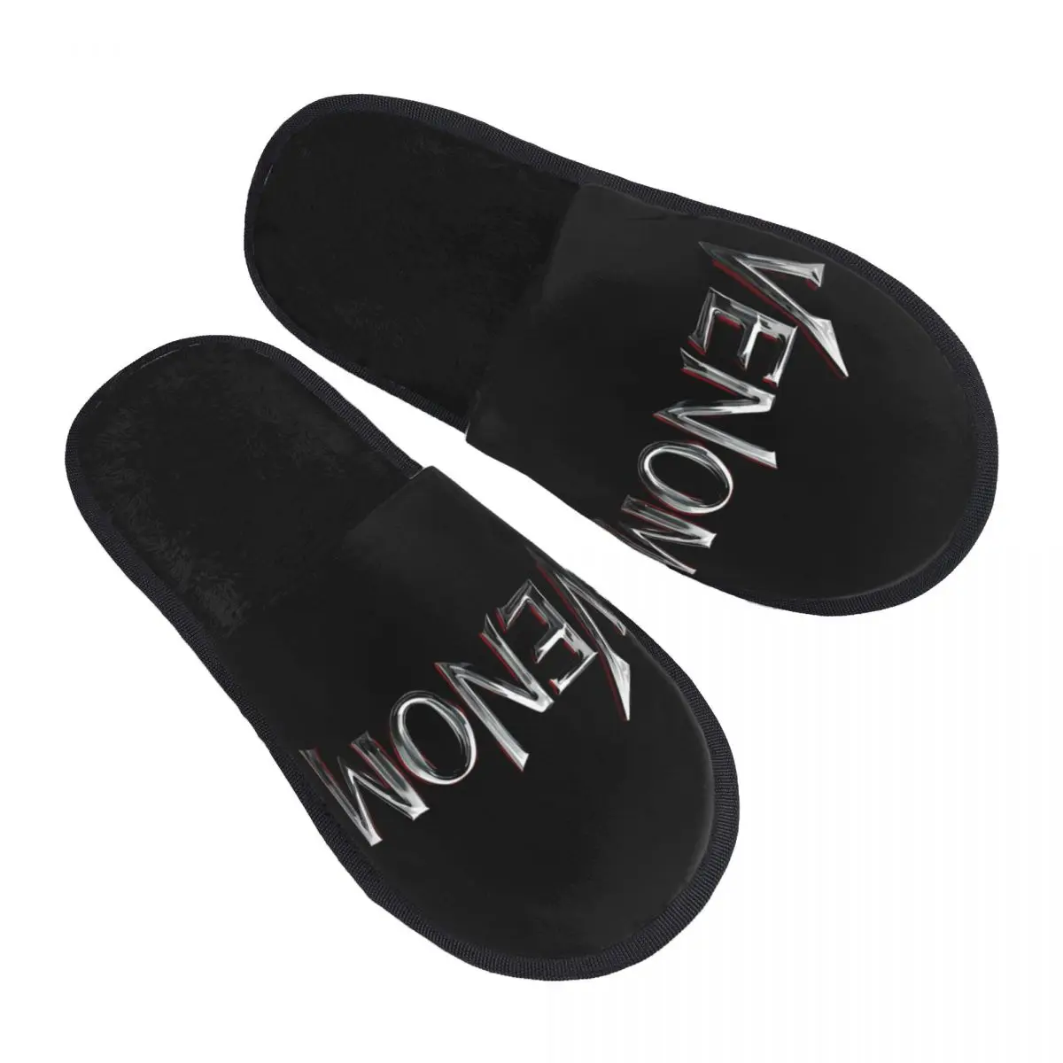 Winter Slippers Venom 3 The Last Dance 2024 Movie Merch Household Fur Slippers Slides Indoor Cozy Anti-skid Slides