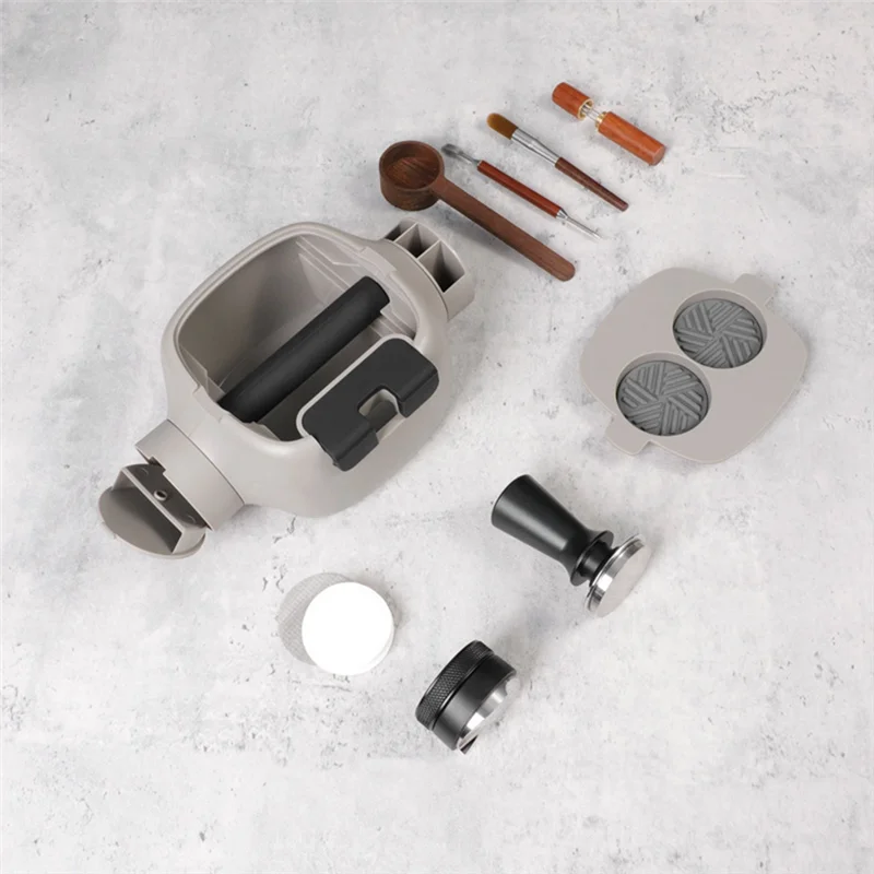 AF93-Коробка для эспрессо, Коробка для молотых кофе, Амортизирующий прочный контейнер для стука в стиле бариста